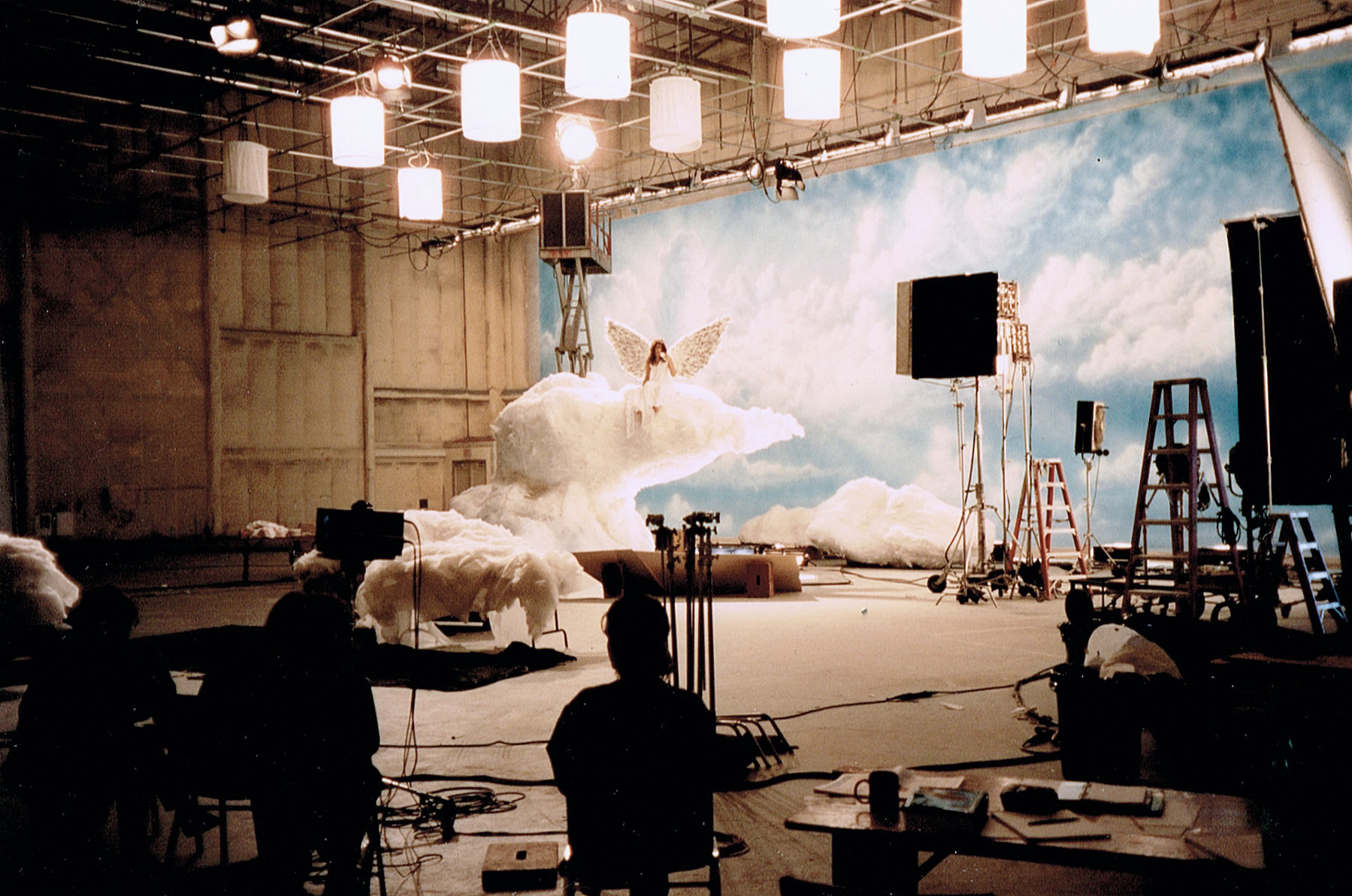 The shoot for the first ever Philly Angel campaign