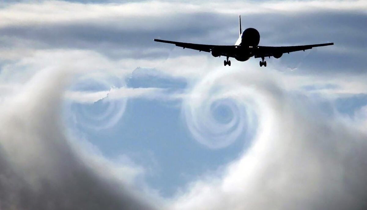 Wingtip vortices