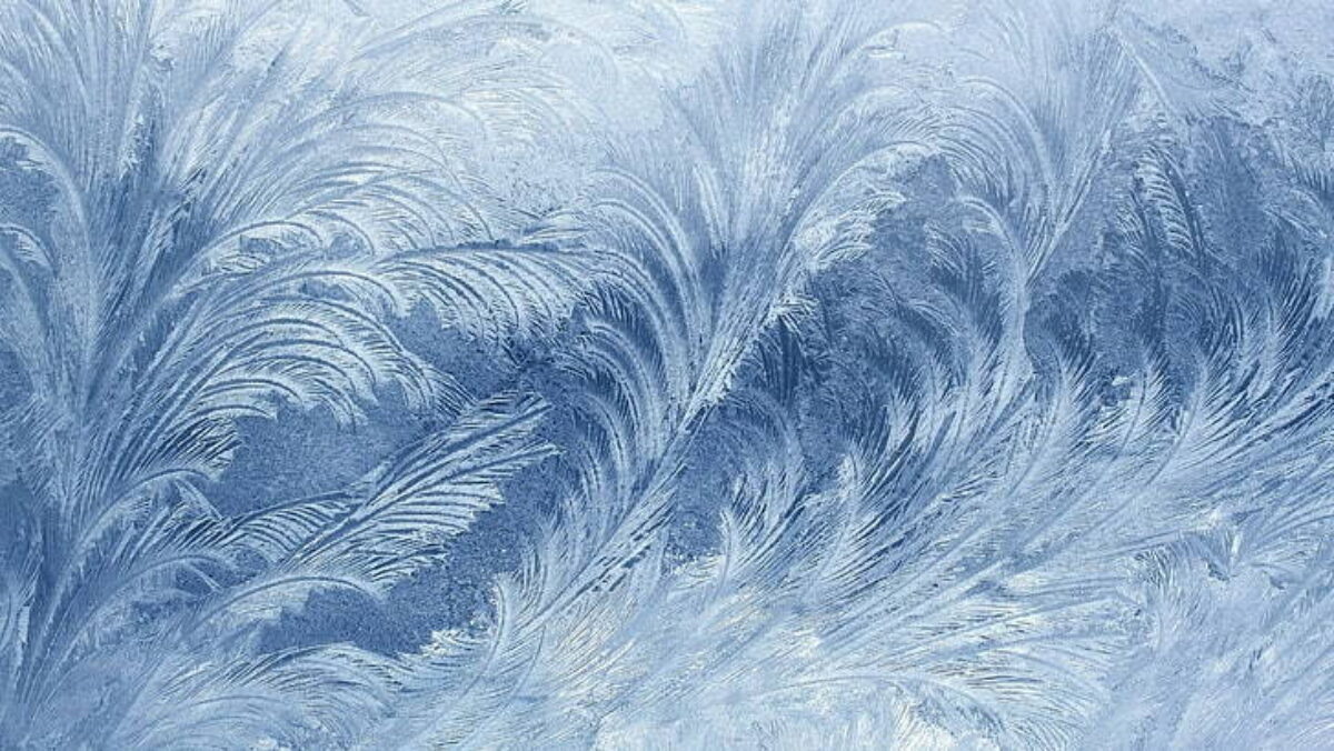 Frost on glass