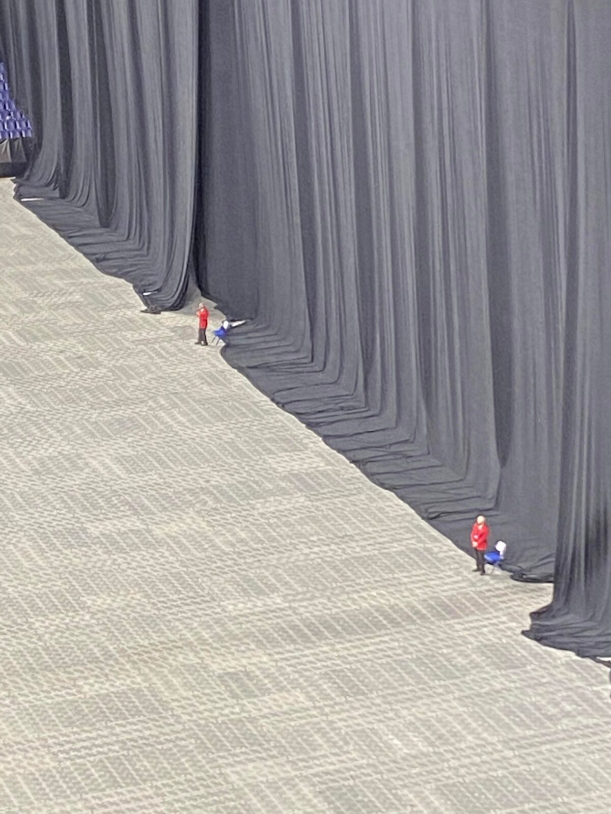 Long curtains